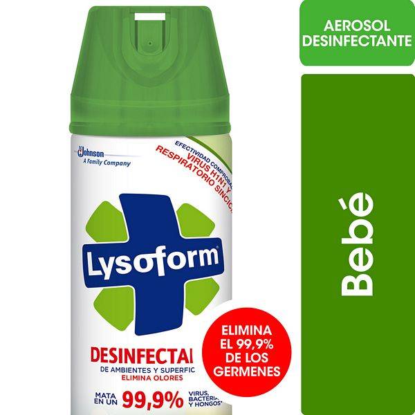 Desinfectante LYSOFORM Aerosol Bebe x 360 cm