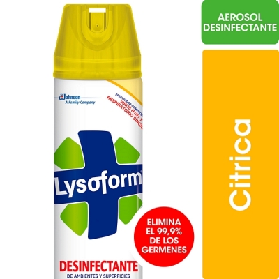 Desinfectante LYSOFORM Aerosol Citrico x 360 cm