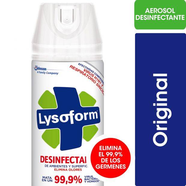 Desinfectante LYSOFORM Aerosol ORIGINAL x 360 cm