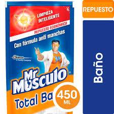 Limpiador Mr MUSCULO Bao Doypack x 450 ml