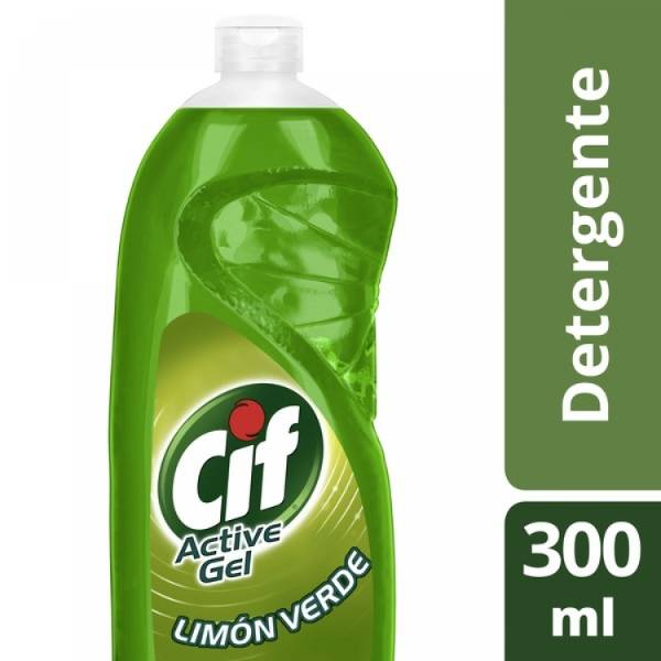 Detergente CIF Active Gel LIMON VERDE x 300 ml