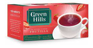 Te GREEN HILLS Frutilla x 25  Saquitos