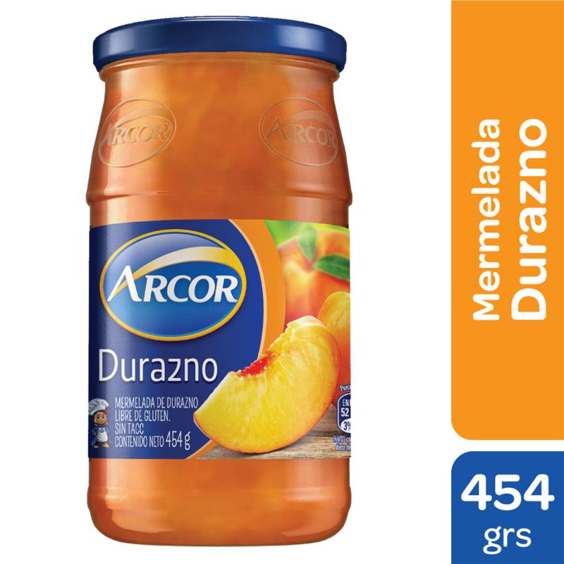 Mermelada ARCOR de Durazno x 454 g