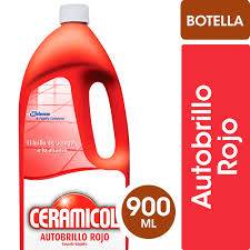 Autobrillo Ceramicol Rojo x 900 ml