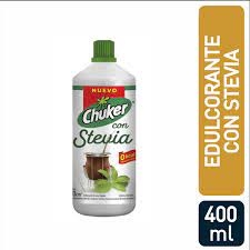 Edulcorante CHUKER con Stevia Liquida x 400 cc