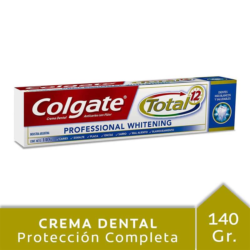 Crema Dental COLGATE TOTAL 12 Mint x 140 g