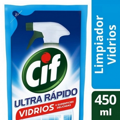 Limpiador CIF Vidrios Doypack x 450 ml